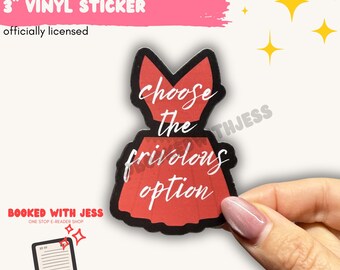 Loft 3B Red Dress Vinyl Sticker