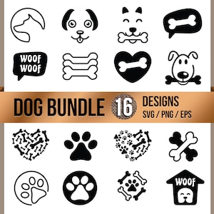 Dog Svg Bundle, Dog Png Bundle, Dog Clipart, Dog Home Png, Dog Paw Svg Png Clipart, Dog Paw Svg  Png Bundle, Dog Bone, Cute Dog Svg Png