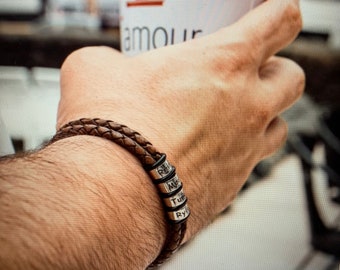 Men Leather Bracelet | Bracelet Man | Bracelet Simple