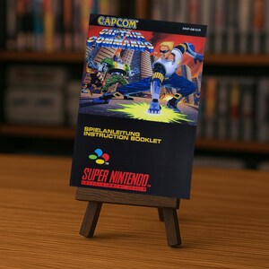 Instructies Kapitein Commando SNES - USA -