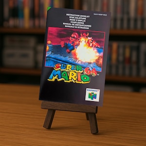 Manual de Super Mario 64 - Nintendo 64 - Francés
