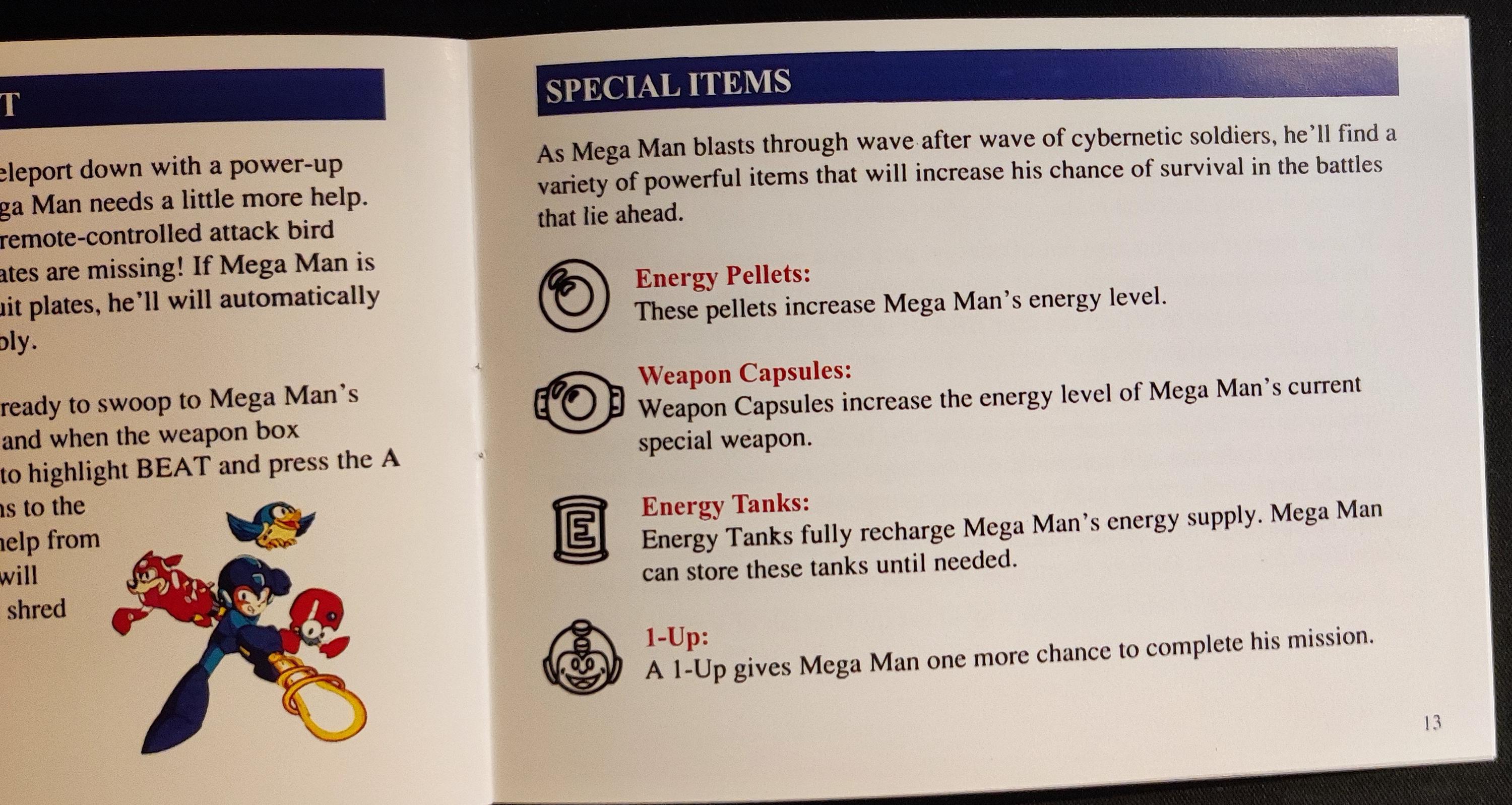 Notice Fan-made Pour Megaman 6 – En Anglais – NEUVE