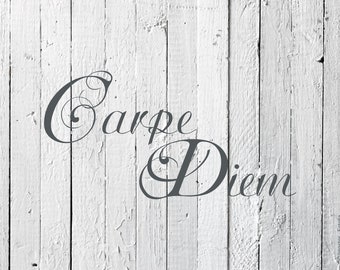 Möbeltattoo Carpe Diem Shabby Chic Style Möbelaufkleber Möbelsticker M-21