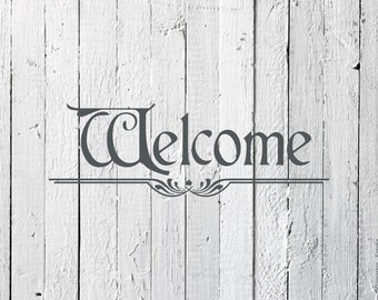 Möbeltattoo Welcome Shabby Chic Style Möbelaufkleber Möbelsticker M-56