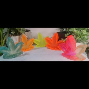 Custom made Marijuana Leaf ashtray