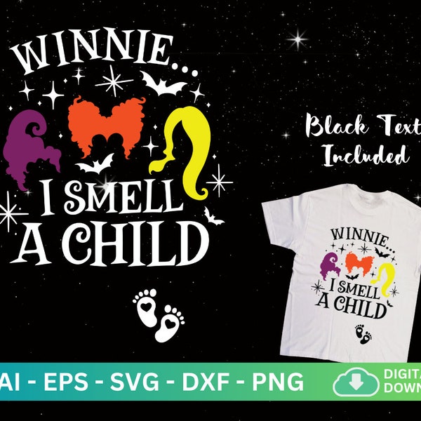 Winnie I Smell A Child Svg, Smell Children Svg, Witch Sister Svg, Sanderson Witch Png, Pregnancy Halloween Svg, Funny Halloween Baby Onesies