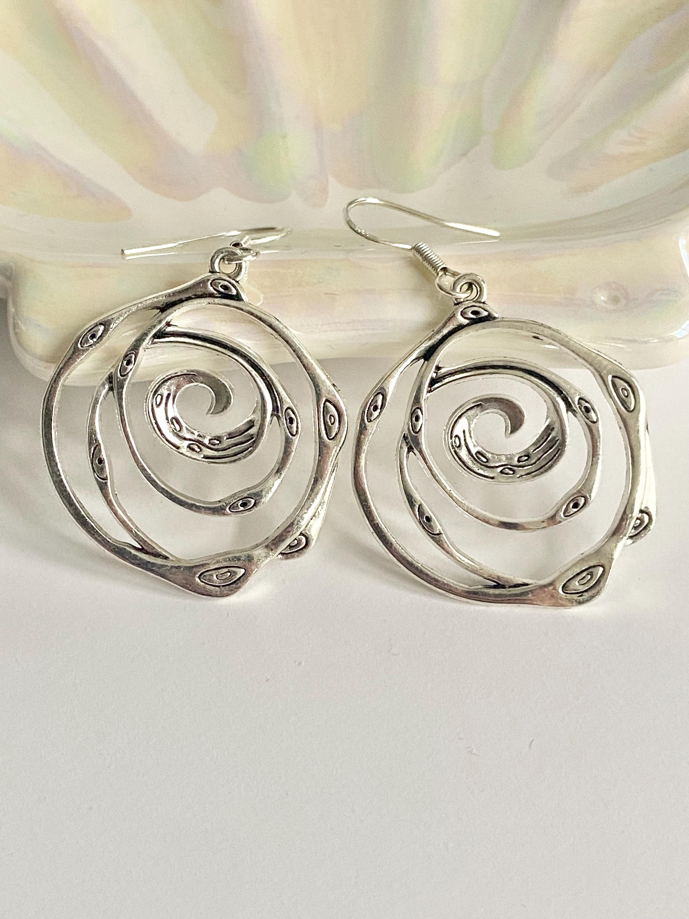 14K ECHTE MASSIVE Gold Twist Spirale Diamantgeschliffene Runde