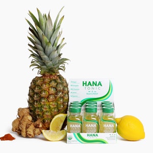 Hana Tonic Organic Ginger Shot- 9 Pack