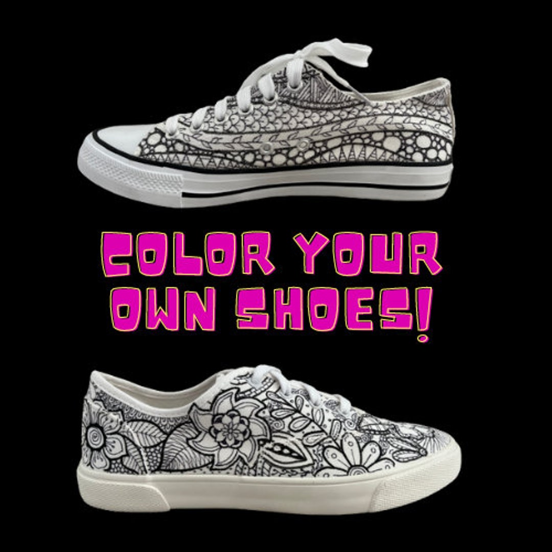colour your own shoes