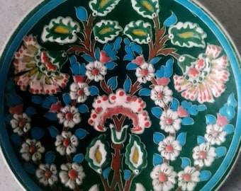 Vintage Kutahya Hand Painted Wall Decorative Plate.