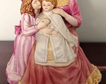 Vittorio Tessaro Figurine Lady Wheelbarrow of Flowers - Etsy