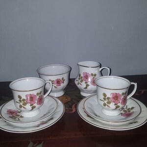 Chodziez Vintage Tee Set mit Milchkännchen und Zuckerdose