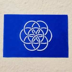 Die internationale Flagge der Planet Erde Wandkunst