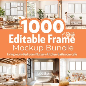 1000+ Mega Mockup Bundle | All Mockups Bundle | Whole Shop Bundle | Interior Scene Psd | Wall Art Frames Bundle Mockup | Frame Mockup Bundle