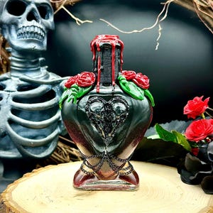 Forbidden Love | Potion Bottle | Color Changing | Magic Potion | Gothic Decor | Bookshelf Decor | Desk Decor | Love Potion