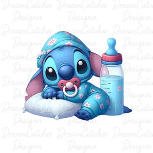 Clipart, Baby Shower, Baby Stitch SVG, Baby Stitch, Bambino, Bambino SVG, Blu SVG, Download digitale, PNG, SVG, Cricut, Silhouette