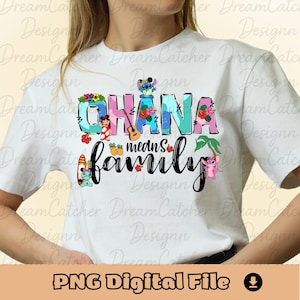 Ohana Means Family Png, Cartoon Characters Png, Cartoon Png, Movies Characters Png, Funny Character Png, Vacay Mode Png, Family Vacation Png