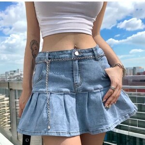 Denim skirt top cheap india