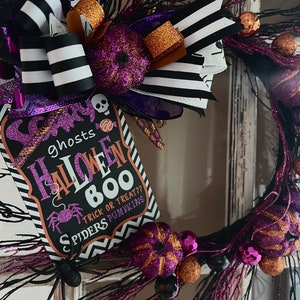 Grapevine Halloween Wreath