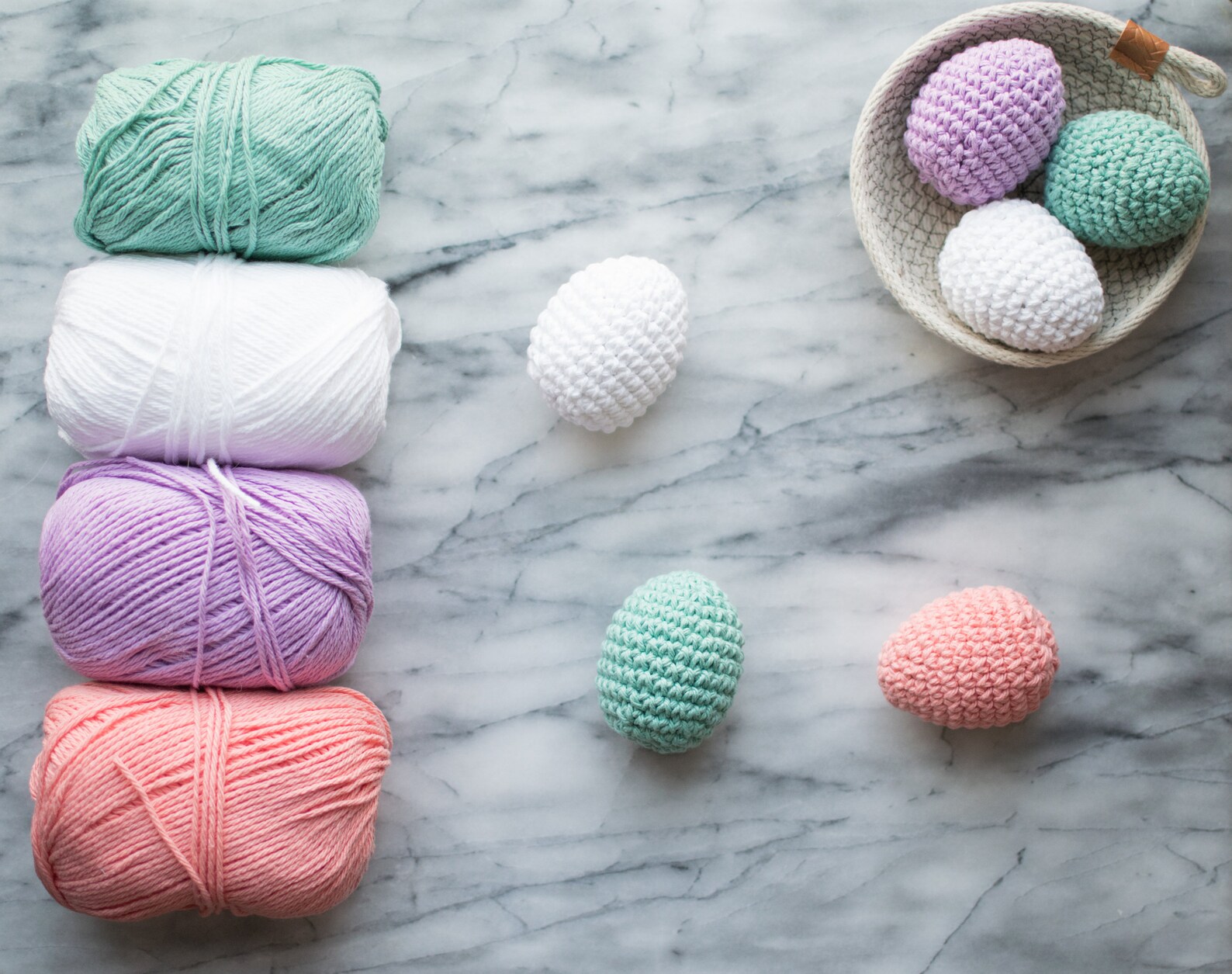 Crochet Easter Egg Pattern / Easy Step by Step Photo Instruction ...