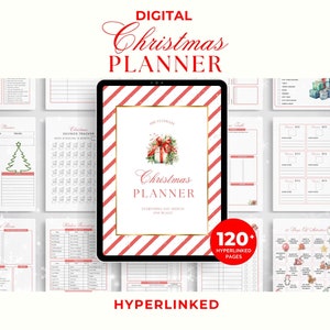 Digital Christmas Planner | Christmas To Do List | Holiday Planner | Goodnotes Planner | Meal Planner | Party Planner | Gift | Xmas Planner