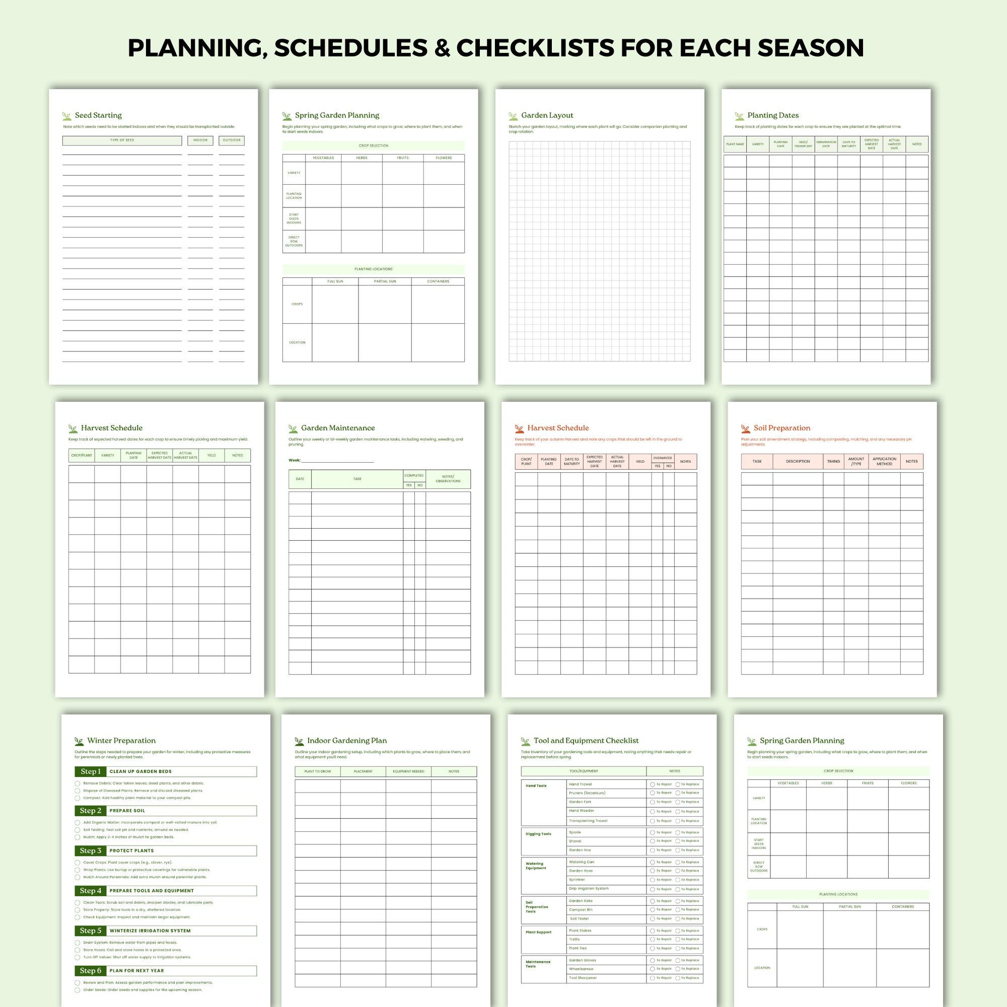 When to Plant Garden Planner, Planting Schedule, Seed Starting, Garden ...