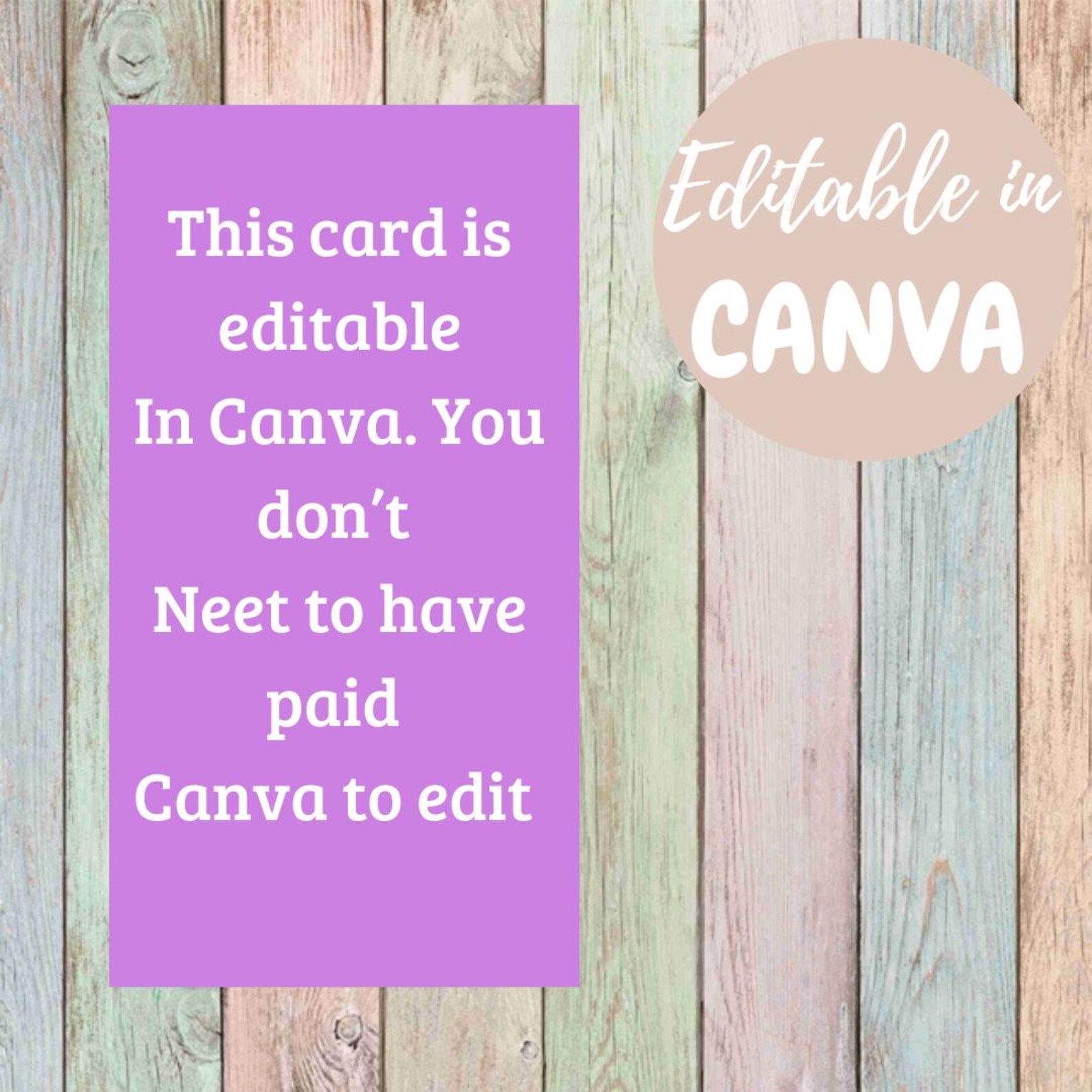 Plim Plim Birthday Invitation Template Editable Canva Card (digital