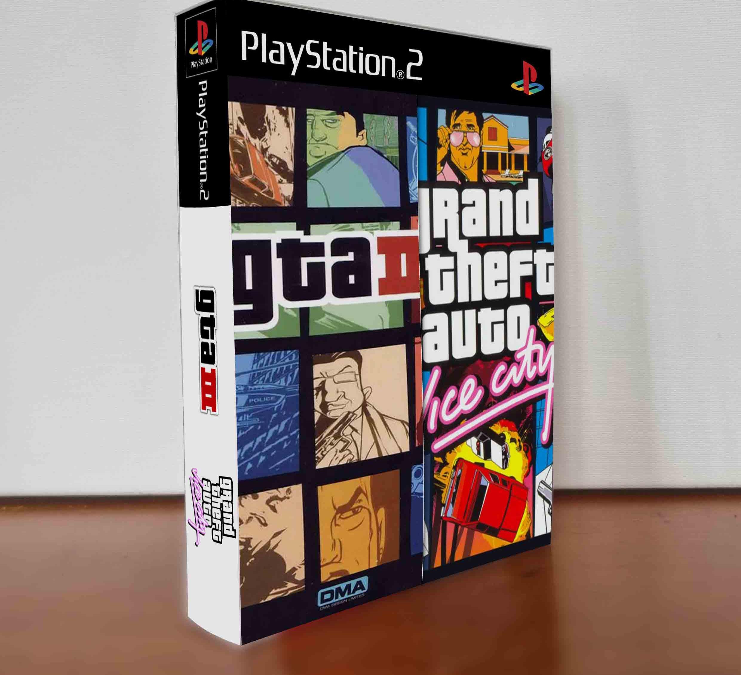 グランド セフト オート バイスシティ　非売品　販促　ポスター 激レア】グランドセフトオートIII バイスシティ ダブルパック 販促