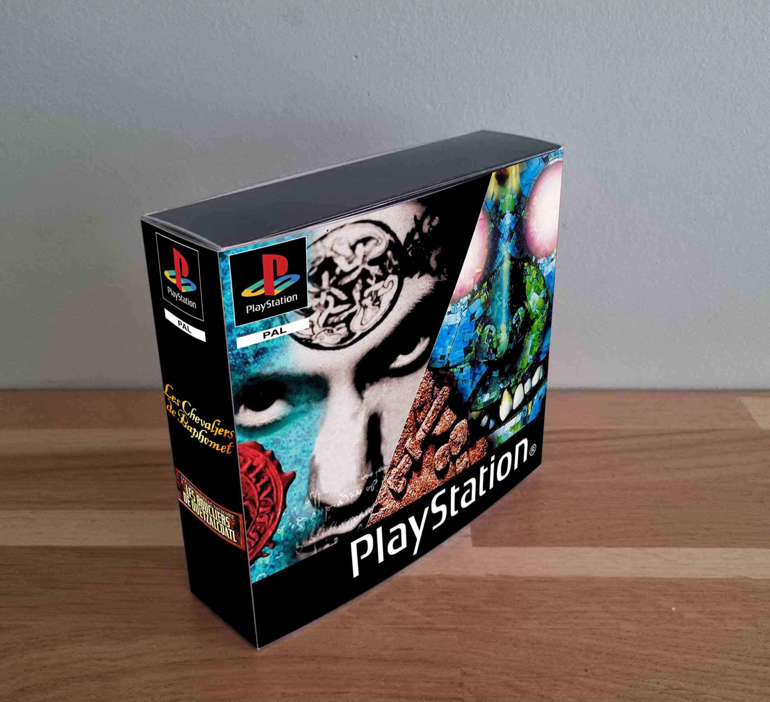 Les Chevaliers De Baphomet 1 & 2 – PS1 – Fourreau De Protection – NEUF Sous Blister