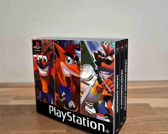 Protective sleeve - NO GAMES - Crash Bandicoot 1, 2 & 3 - PS1 - PAL