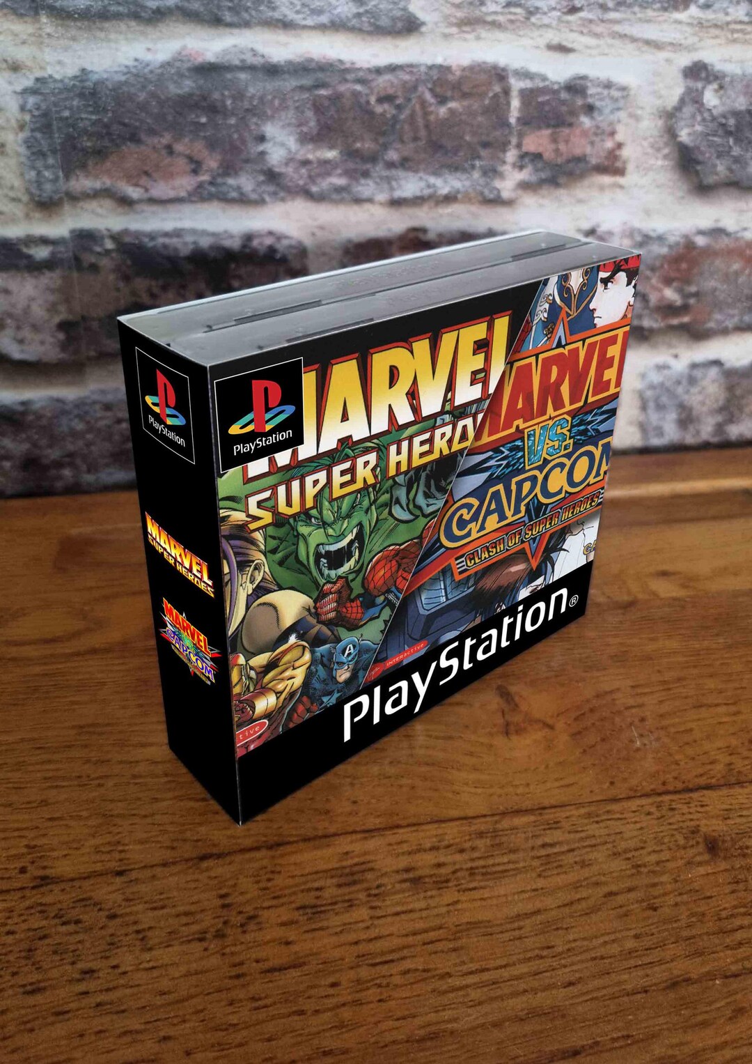 Marvel Super Heroes & Marvel Vs. Capcom - PS1 - Simple Protective ...
