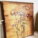 Handmade Pyrography Floral Panel - Botanical Wood Burned Art | Poppy ...