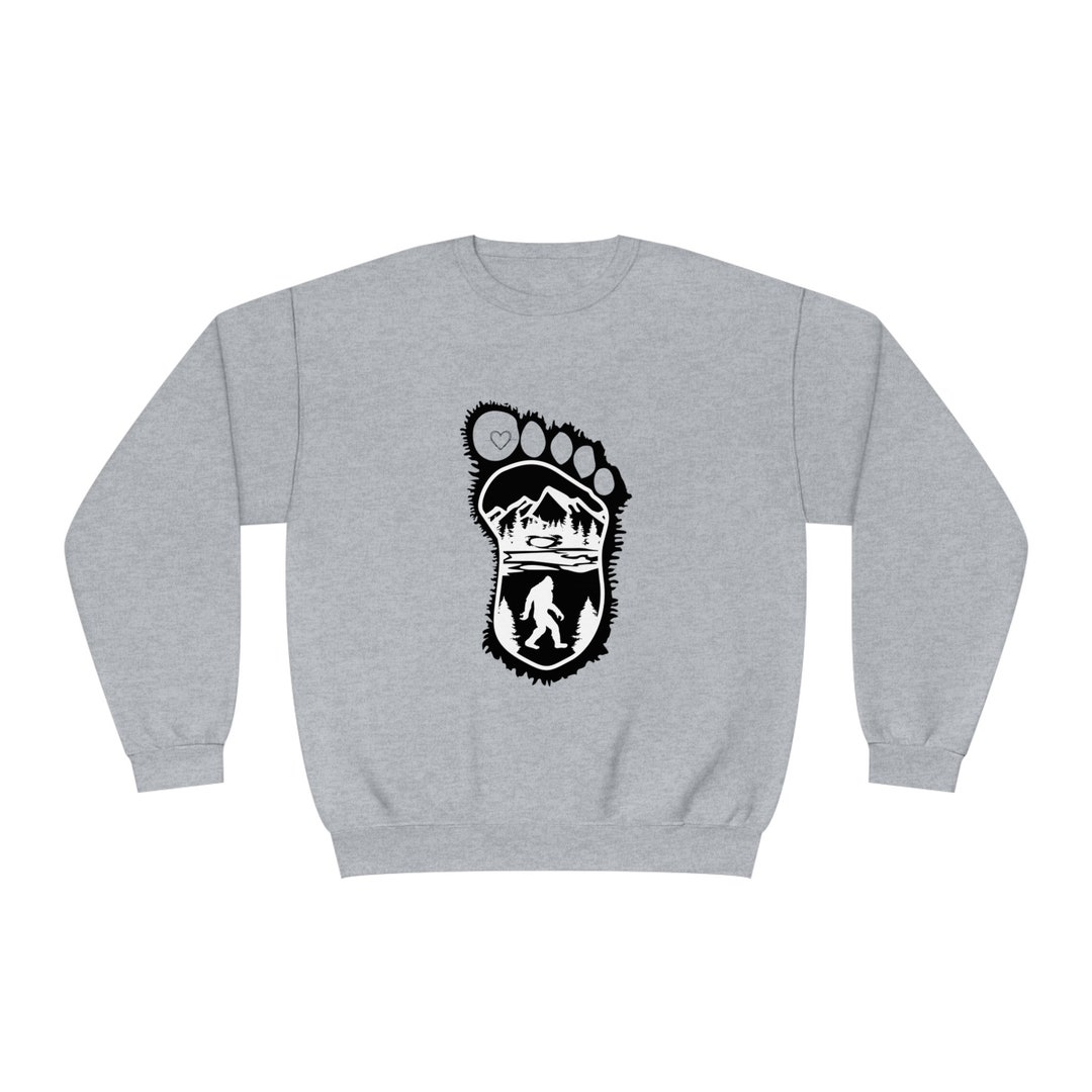 Bigfoot Pattern Print Women's Sweatshirt
