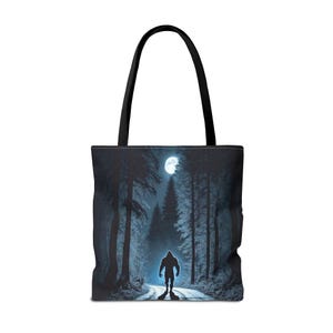 Bigfoot, Bigfoot bag,  bag, Bigfoot gifts, sasquatch, bigfoot gift, bigfoot gear, tote bag