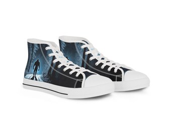 Bigfoot Moonlight Walk Herren High Top Sneakers | Waldweg Silhouette