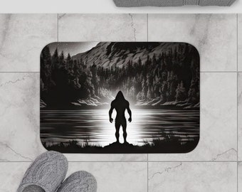 Bigfoot, Sasquatch, Bigfoot gifts, Bath Mat