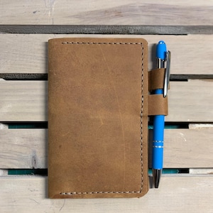 Leather Field Notes Cover | Leather cover | Pocket journal cover | Leather Journal Wallet | Field Notes Wallet | Moleskine Journal Cover