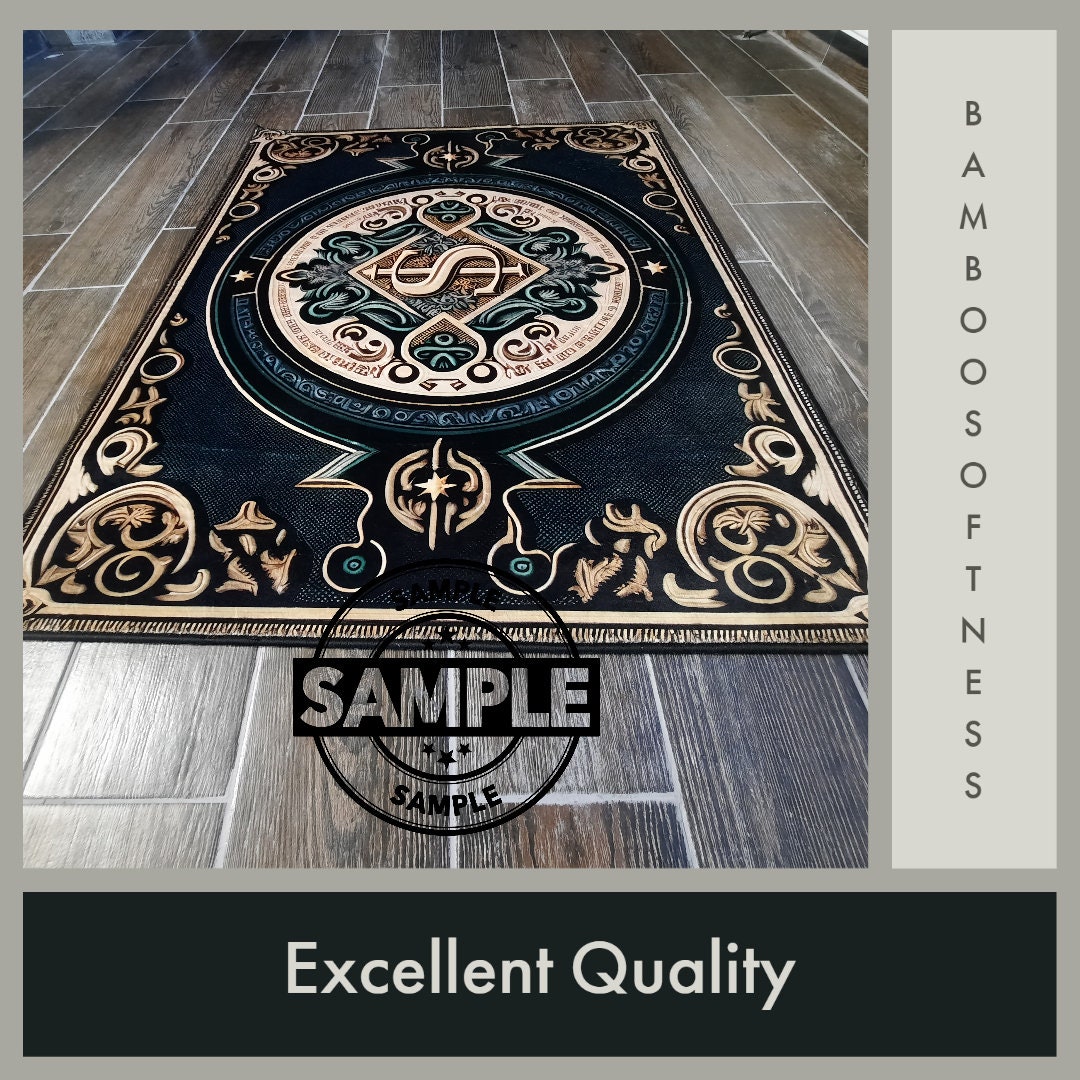 Wet Grass Patterned Rug, Wet Grass Rug, Wet Grass, Fantastic Rug, Thick