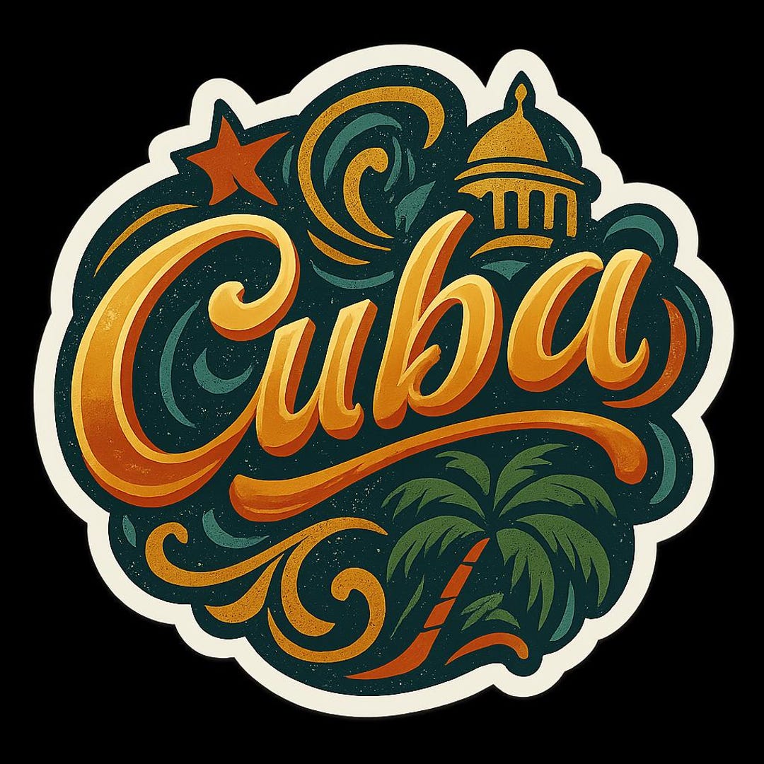 Cuba Sticker Magnet Travel Souvenir Gift Decor Vinyl Die Cut - Etsy