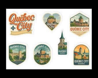 Set De 2 Autocollants Drapeau Québec Pour Voiture - Vinyl, Neuf, Fabriqué En France