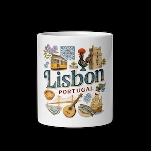 May include: A white ceramic mug with a black handle and the text "But First, Coffee" in a black, handwritten-style font. The mug is on a white surface.
