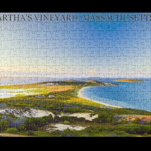 Marthas Vineyard Massachusetts Scenic Coast Jigsaw Puzzle - 252 & 520 Pieces Souvenir