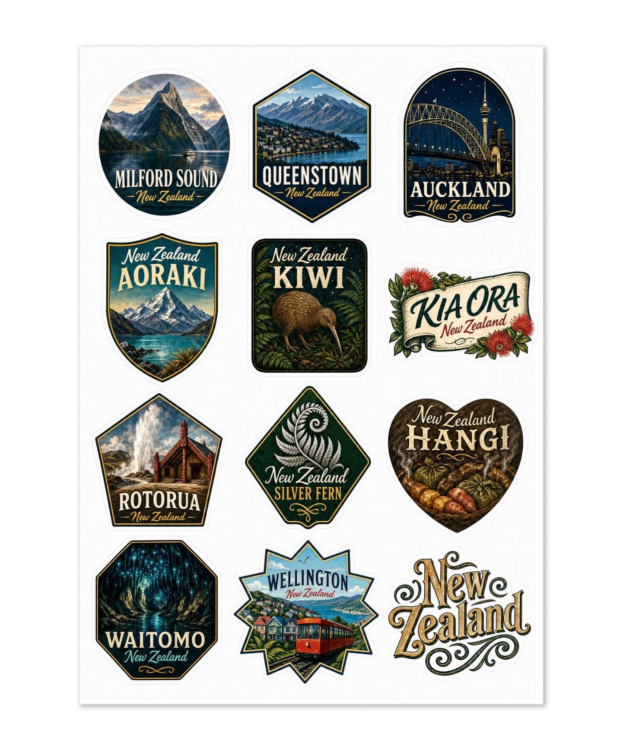 楯　ニュージーランド(クィーンズランドポリス)　エンブレム　置物 New Zealand Symbols - Etsy New Zealand