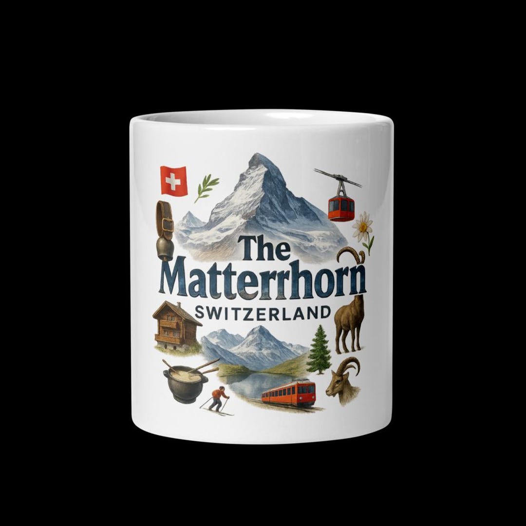 マッターホルン スイス セラミックコーヒーマグ - スイスアルプスのお