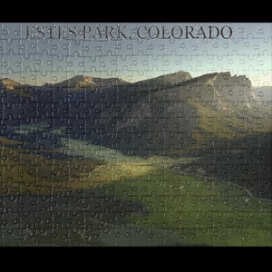 Estes Park Colorado Mountain Vista Jigsaw Puzzle - 252 & 520 Pieces Souvenir