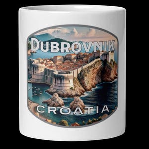 Dubrovnik Croatia Scenic Mug - 11oz 15oz 20oz Coffee Souvenir