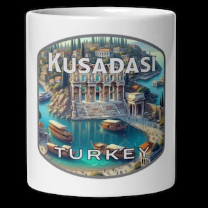Kusadasi Turkey Scenic Mug - 11oz 15oz 20oz Travel Souvenir Gift