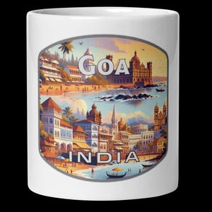Goa India Coastal Landmark Coffee Mug 11oz 15oz 20oz Souvenir