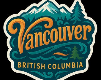 Vancouver British Columbia Sticker Magneet Reizen Souvenir Cadeau Decor Vinyl gestanst