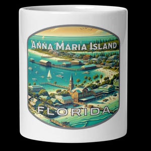 Anna Maria Island Florida Scenic Coffee Mug - 11oz 15oz 20oz Souvenir Gift